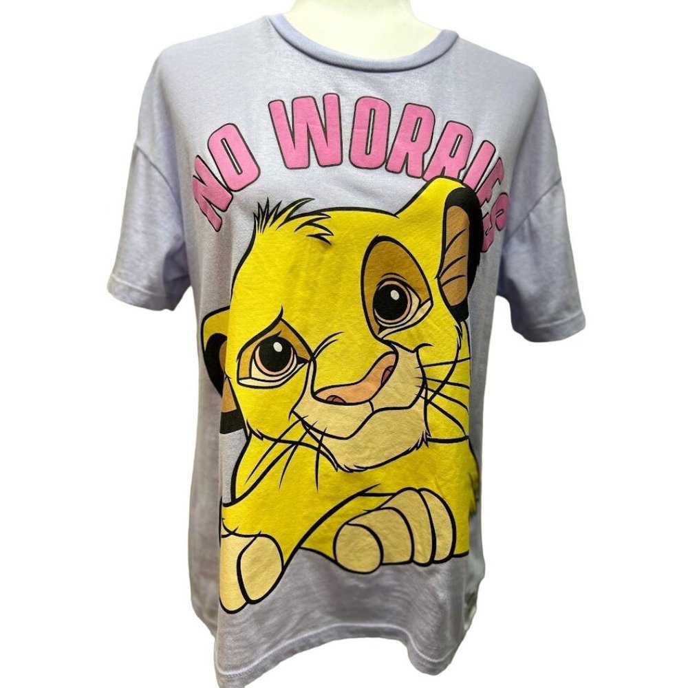 Simba Disney The Lion King Hakuna Matata T-Shirt Juniors Sz Large